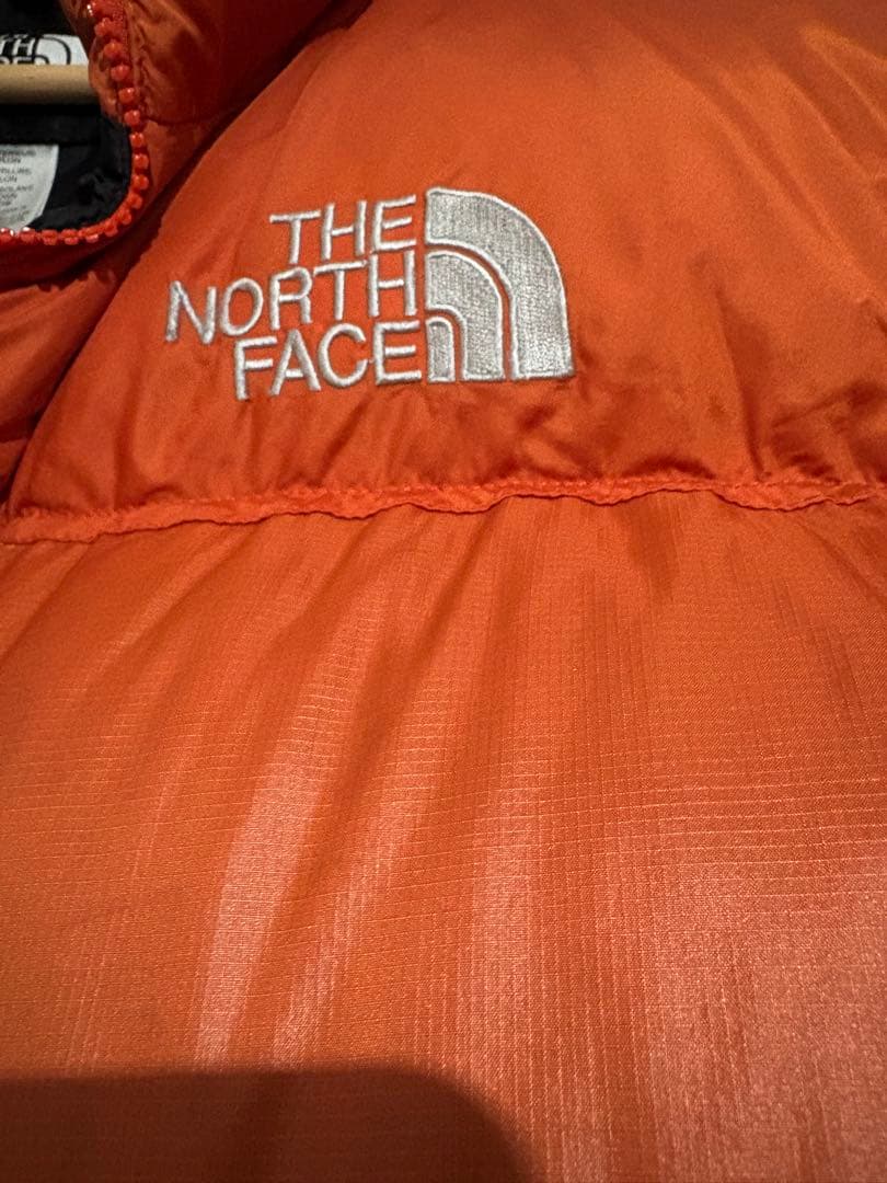 The North Face ヌプシ センターロゴ オレンジ XL