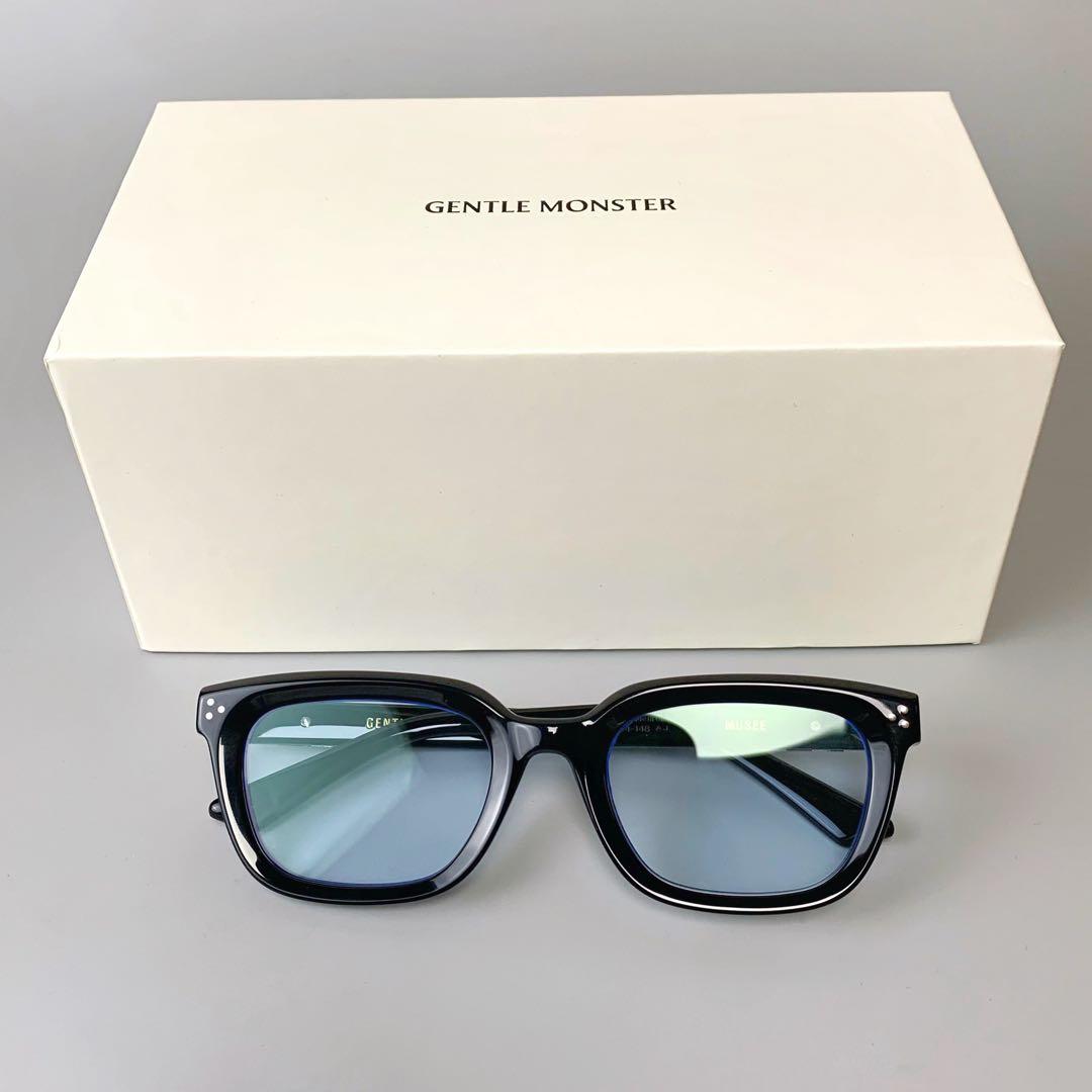 GENTLE MONSTER ブラック スクエア サングラス musee