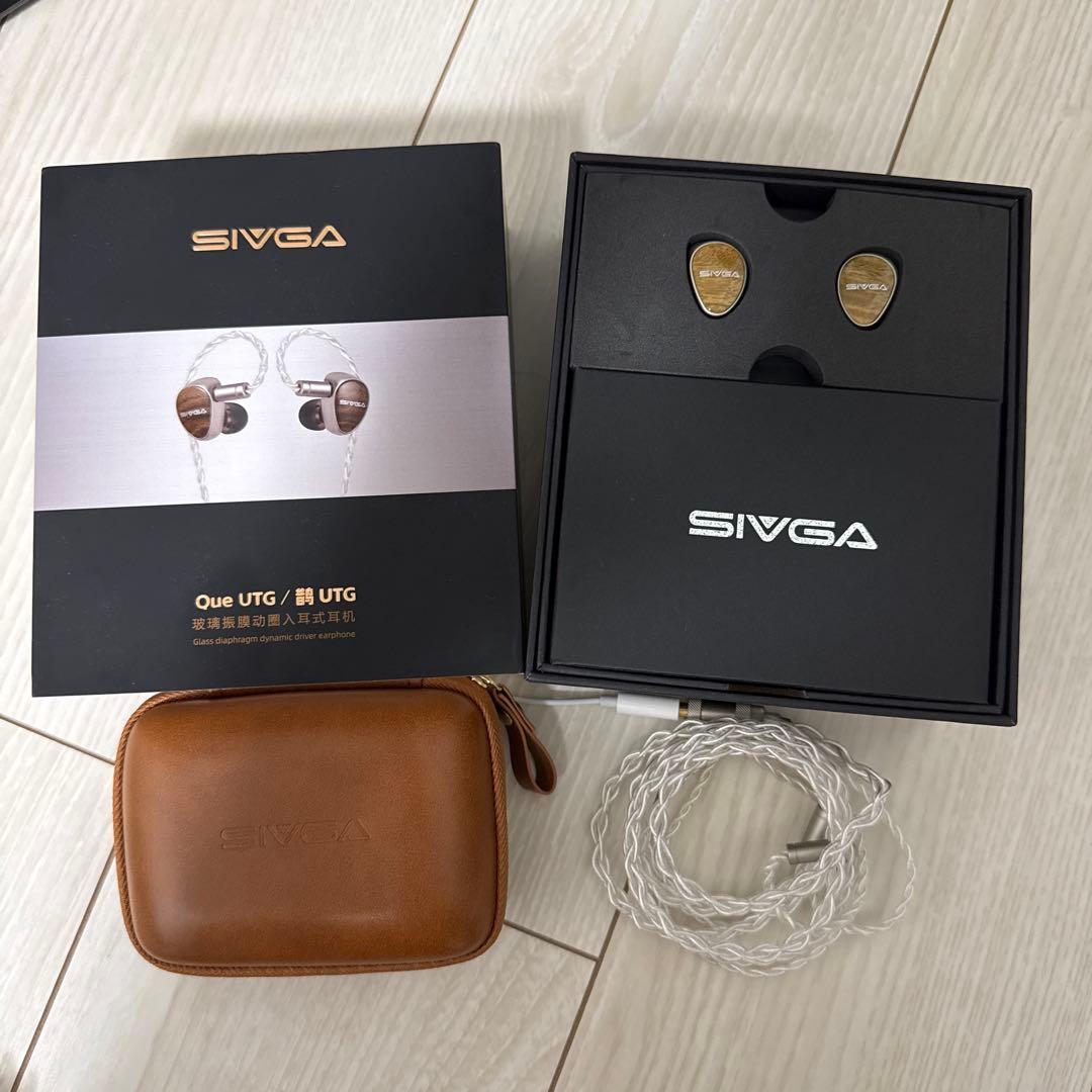 SIVGA Que UTG ガラス振動板 有線イヤホン