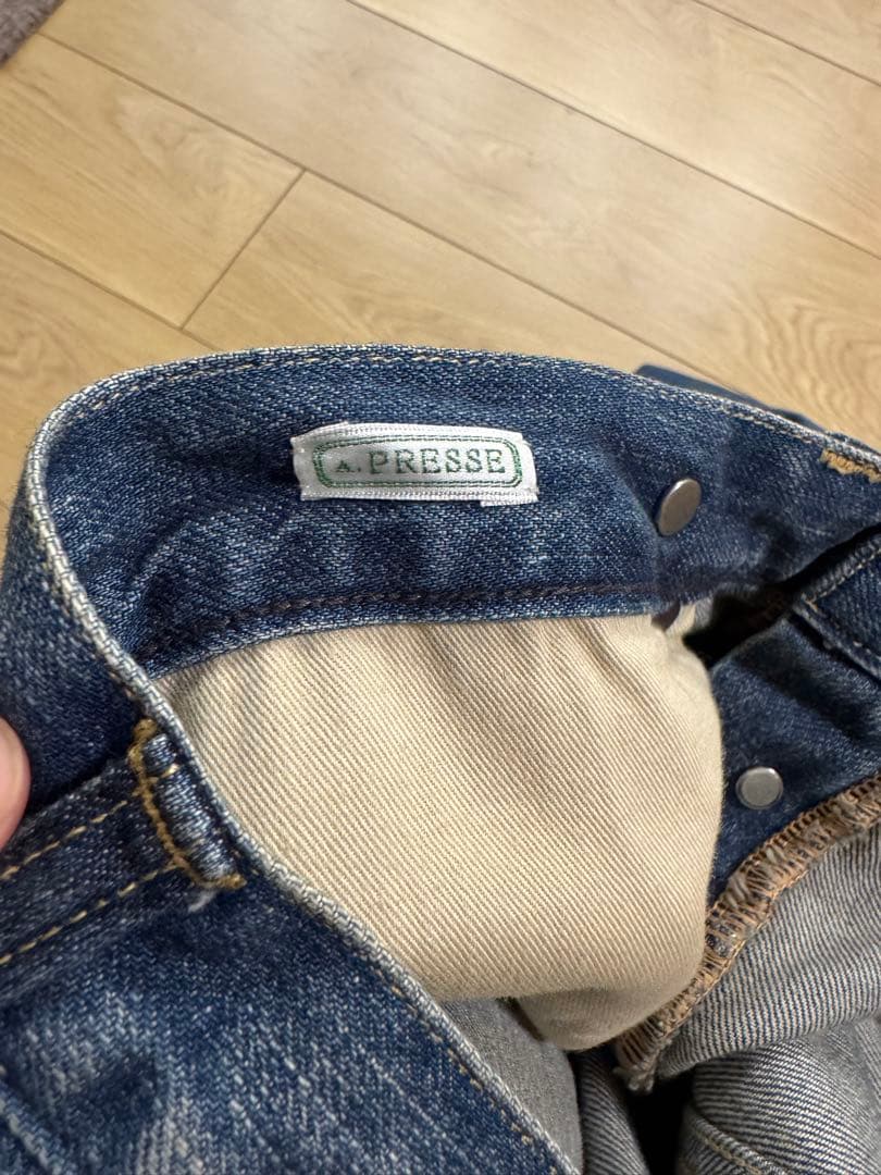 パンツ No.22 Washed Wide Denim Pants(AP-4003)34