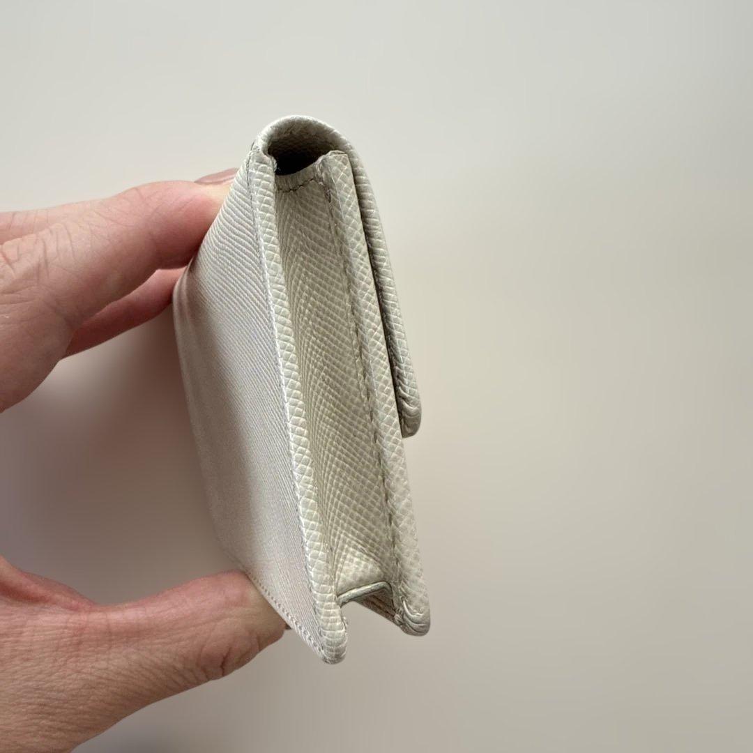 M*A様 極美　PRADA サフィアーノレザー 名刺入れ カード入れ