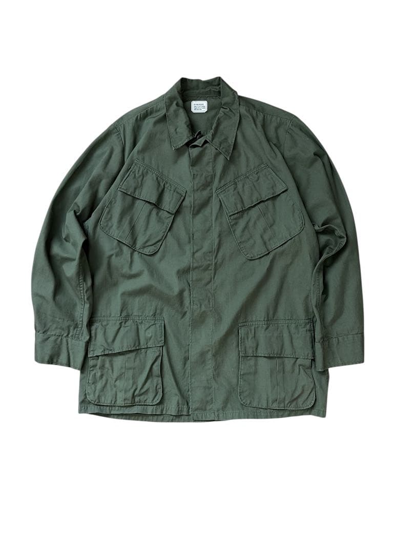 60s US ARMY 4th リップストップ ジャングルファティーグジャケット