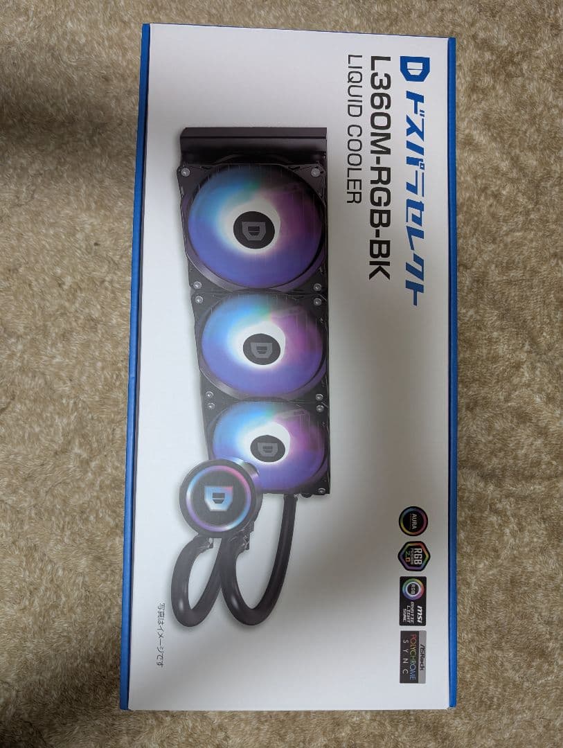 ドスパラセレクト L360M-RGB-BK 簡易水冷