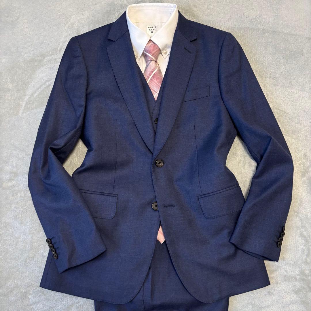 2025年モデル 3ピース✨美品 ポールスミス×ロロピアーナ ソリッド スーツ