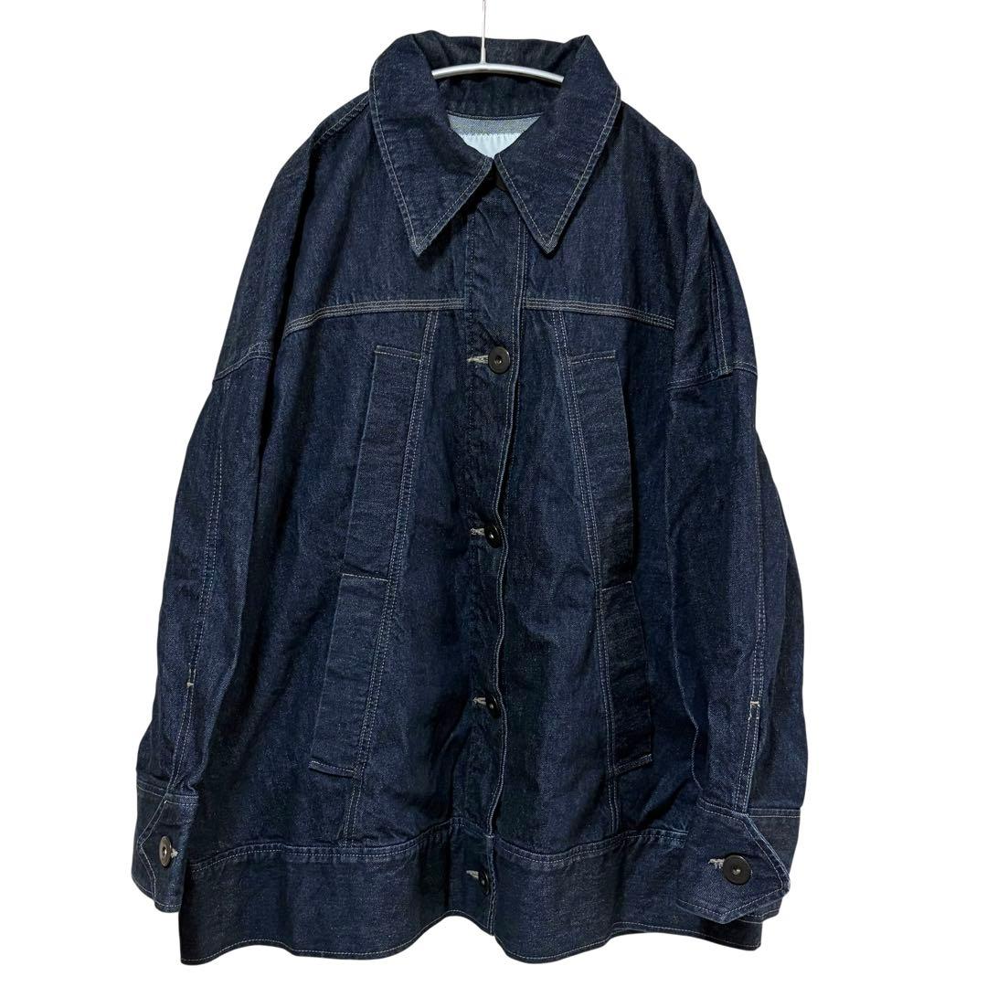 N-741 UN3D ビッグサイズ　デニムジャケット　ユニセックス　38 良品