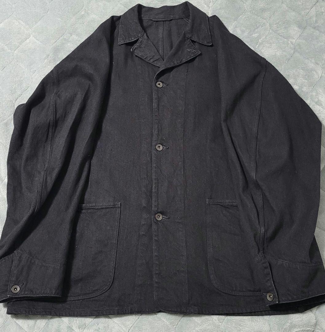 コモリテニムワークジャケット　BLACK　サイズ4