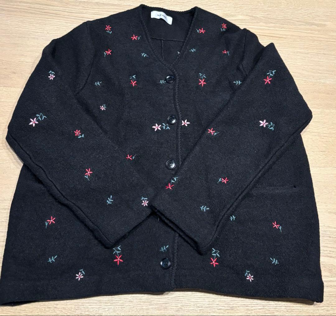 マチャット　machatt エンブロイダリー　ジャケット　ブラック
