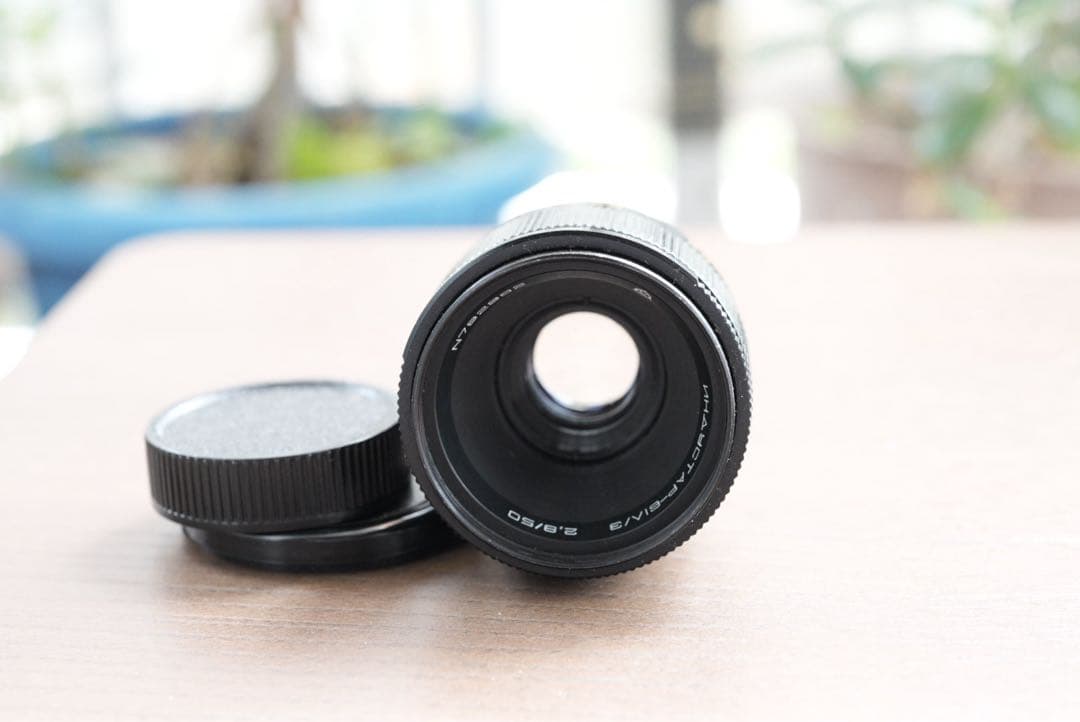 レンズ(単焦点) Industar 61 L/Z 50mm f2.8 1 + Helios44-2