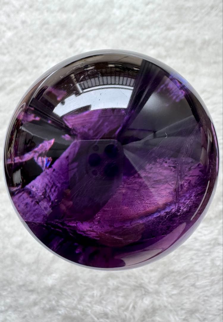 アメジスト スフィア 丸玉 大玉 70mm 最高品質 レア