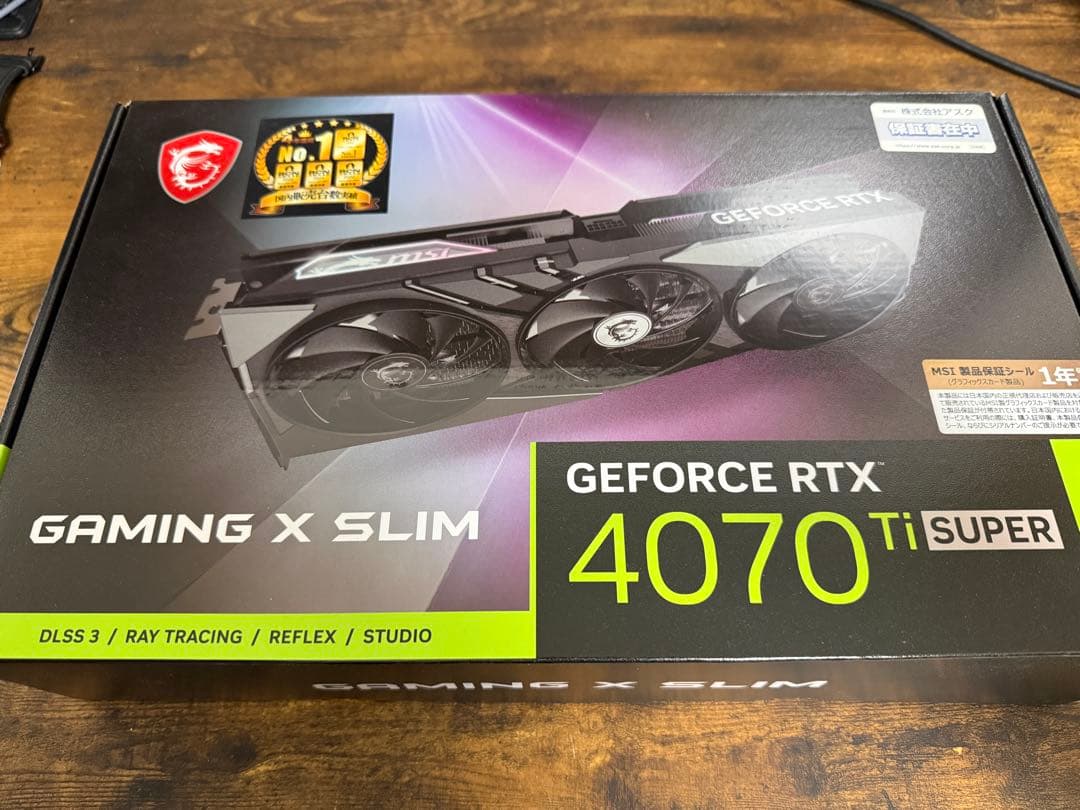 グラフィックボード・グラボ・ビデオカード MSI GEFORCE RTX 4070 Ti SUPER
