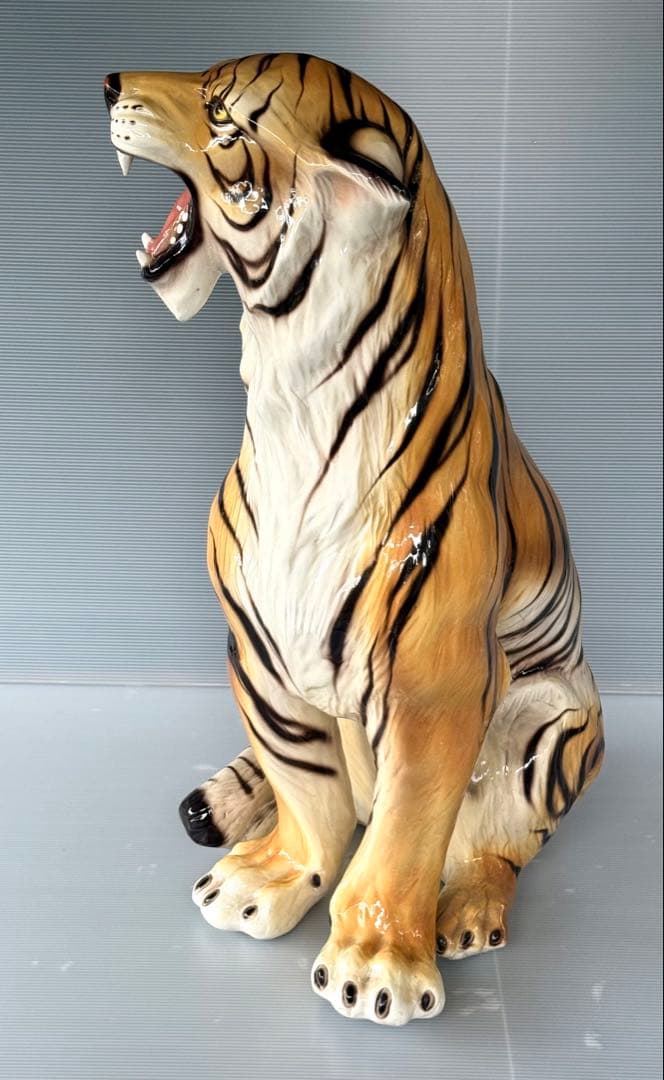 流通無し 超大型♪ 88cm タイガー トラ オブジェ 置き物