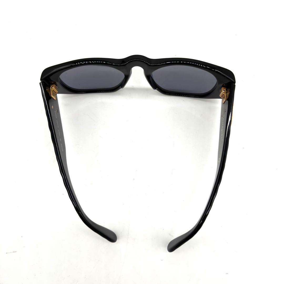 CHANEL シャネル サングラス ブラック 黒 ゴールド金具 キルティング