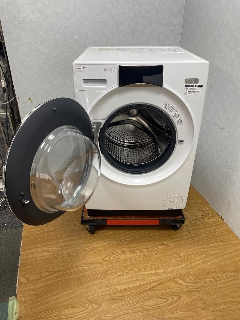 K♦023 アクア ドラム式洗濯機 AQW-SD12P-L 設置オプション無料