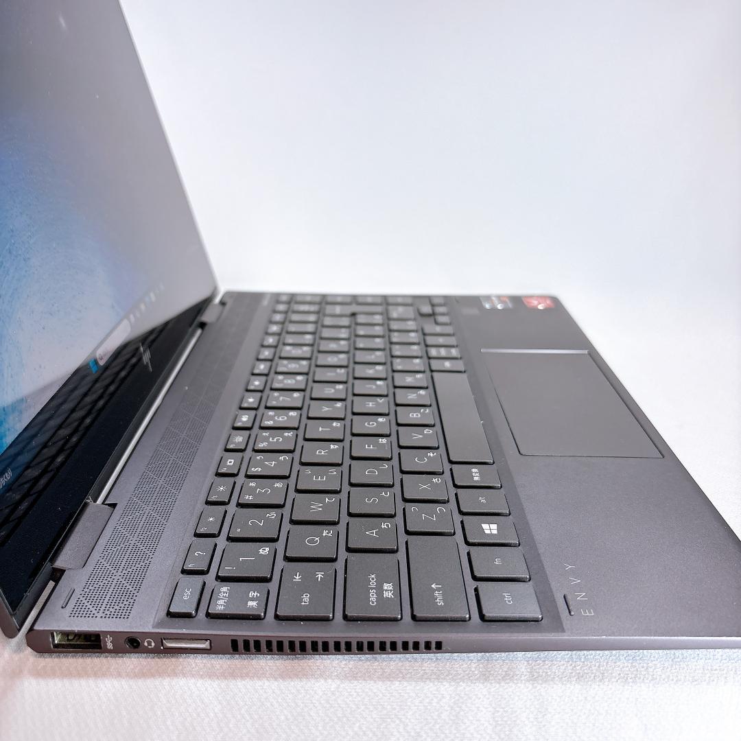 【バッテリー100％】hp Envy x360 2in1 タッチ高級機 _722