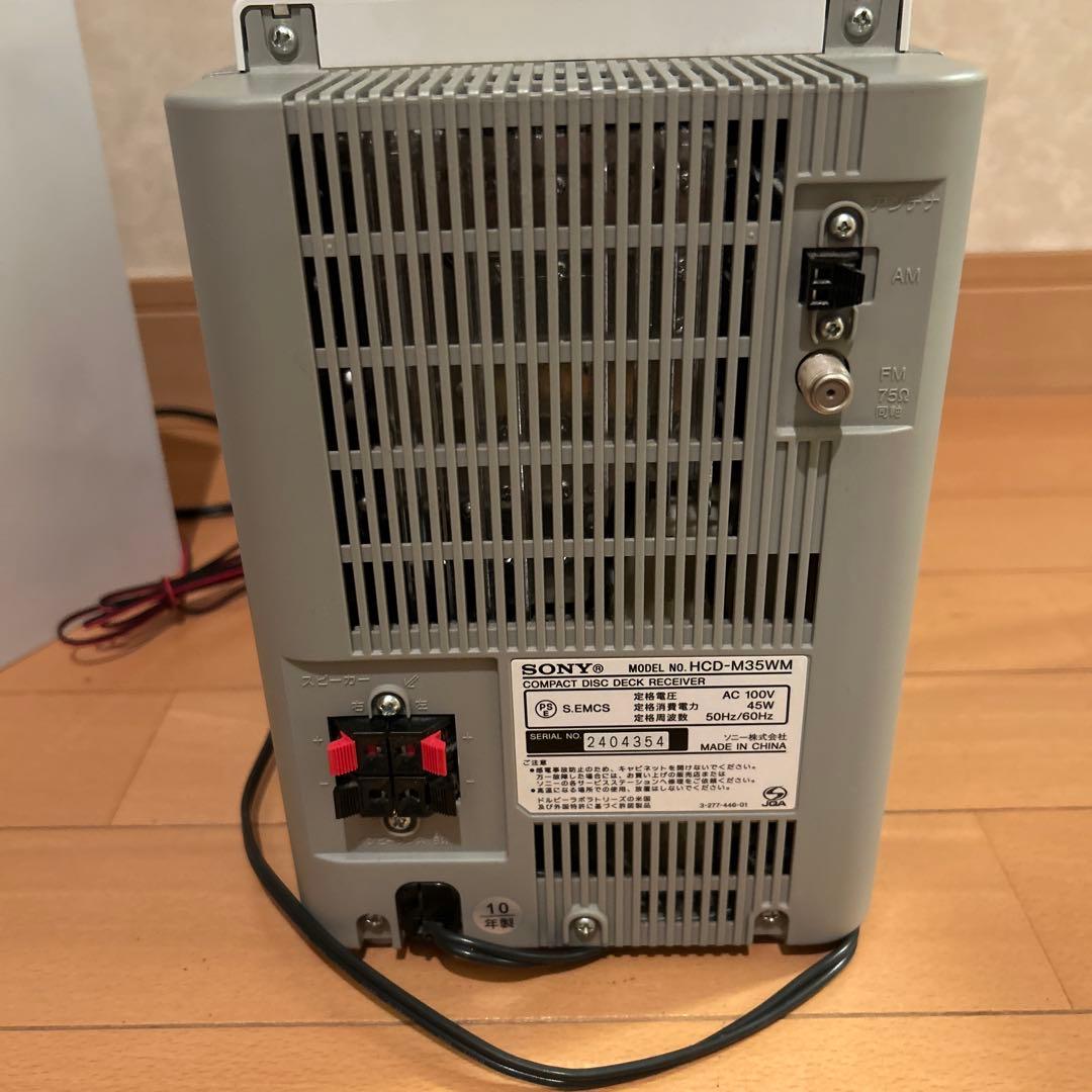 SONY マイクロハイファイコンポーネントシステム　　CMT-M35WM