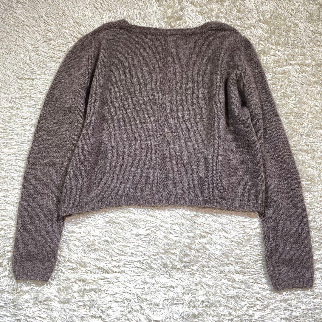 極美品✨ザ ロウ THE ROW カシミヤ100% クロップド カーディガン S