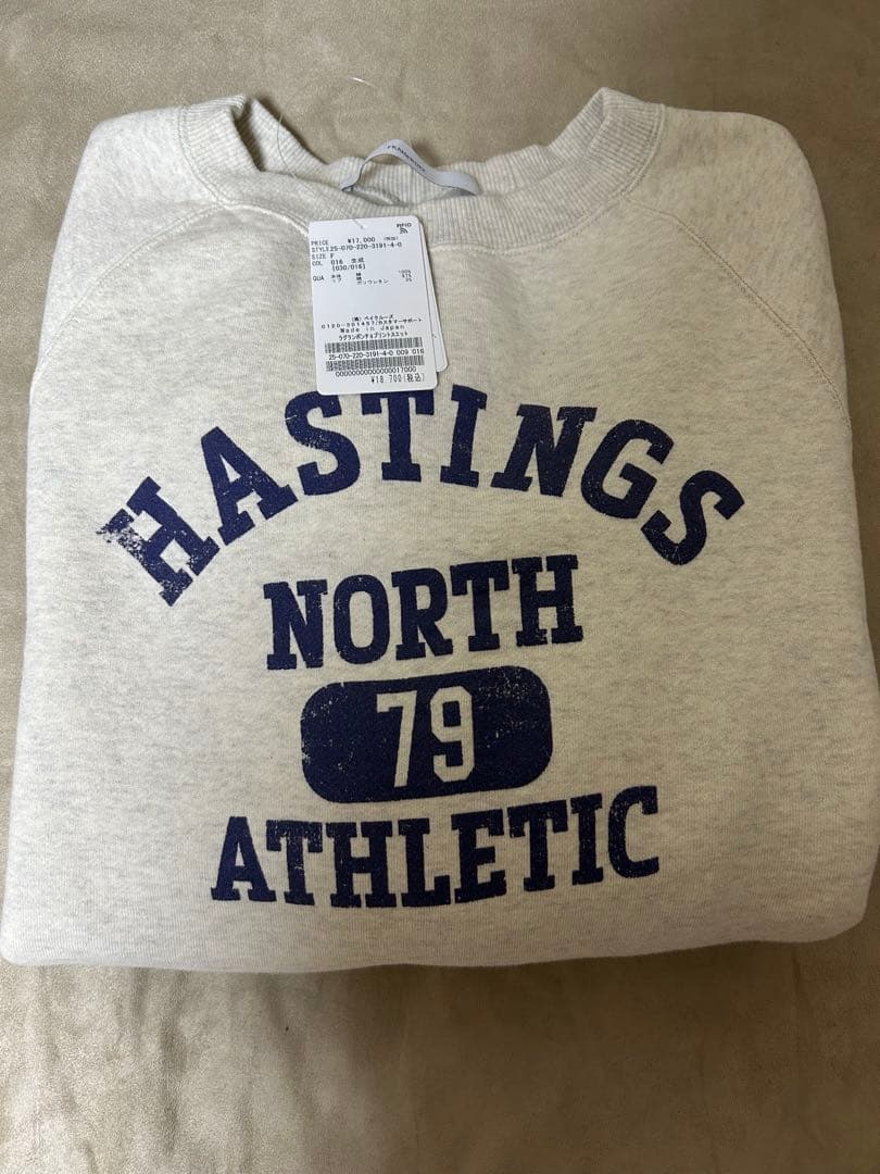 【新品・タグ付き】FRAMeWORK ラグランポンチョプリントスエット