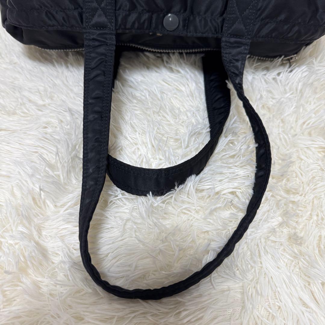✨美品✨　PORTER ポーター ミニボストン ドラムバッグ ブラック　タンカー