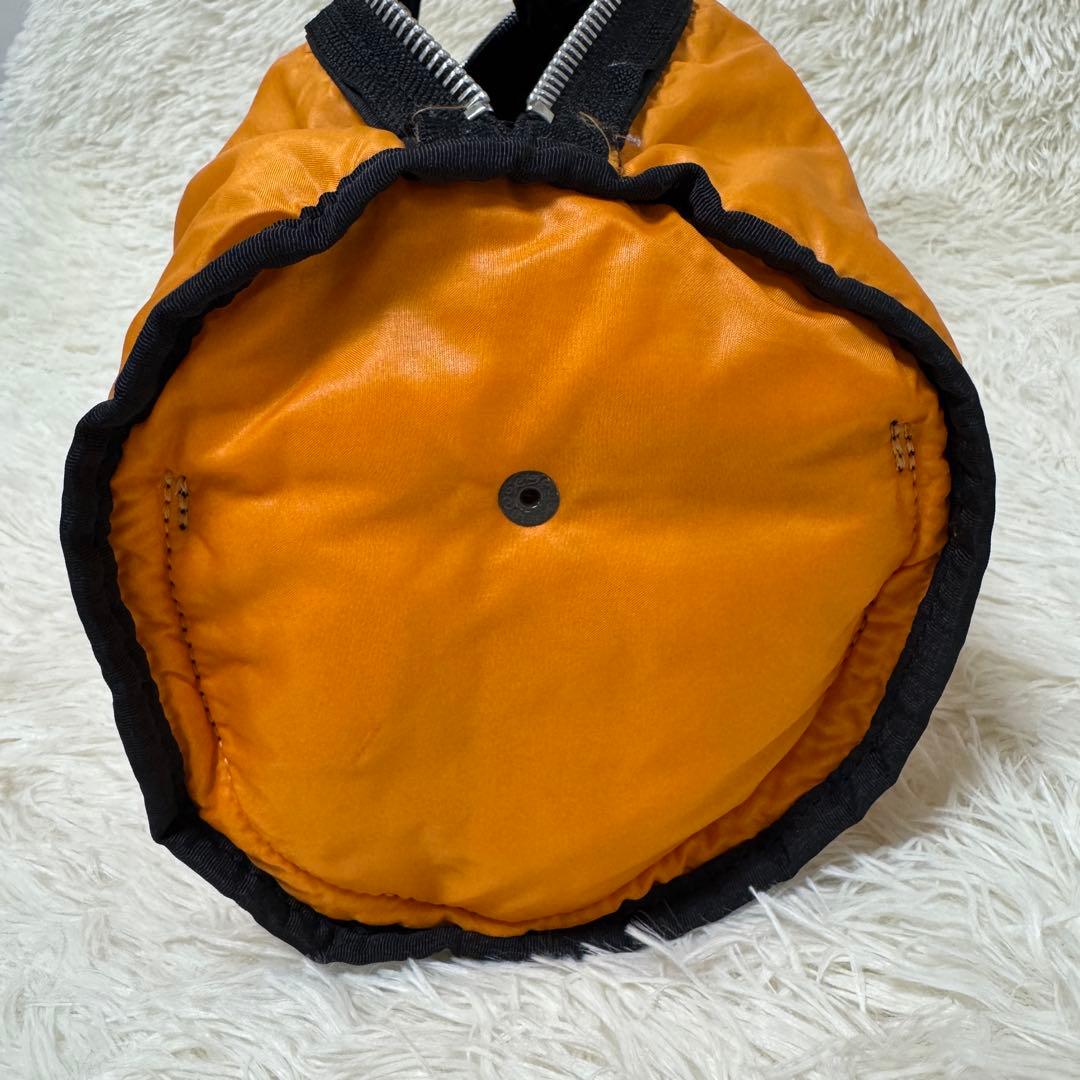 ✨美品✨　PORTER ポーター ミニボストン ドラムバッグ ブラック　タンカー