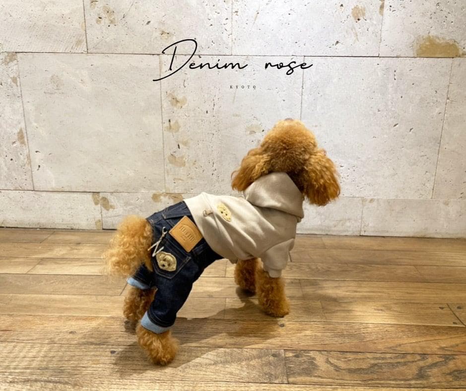 DENIM ROSE ワッペンデニムパンツ