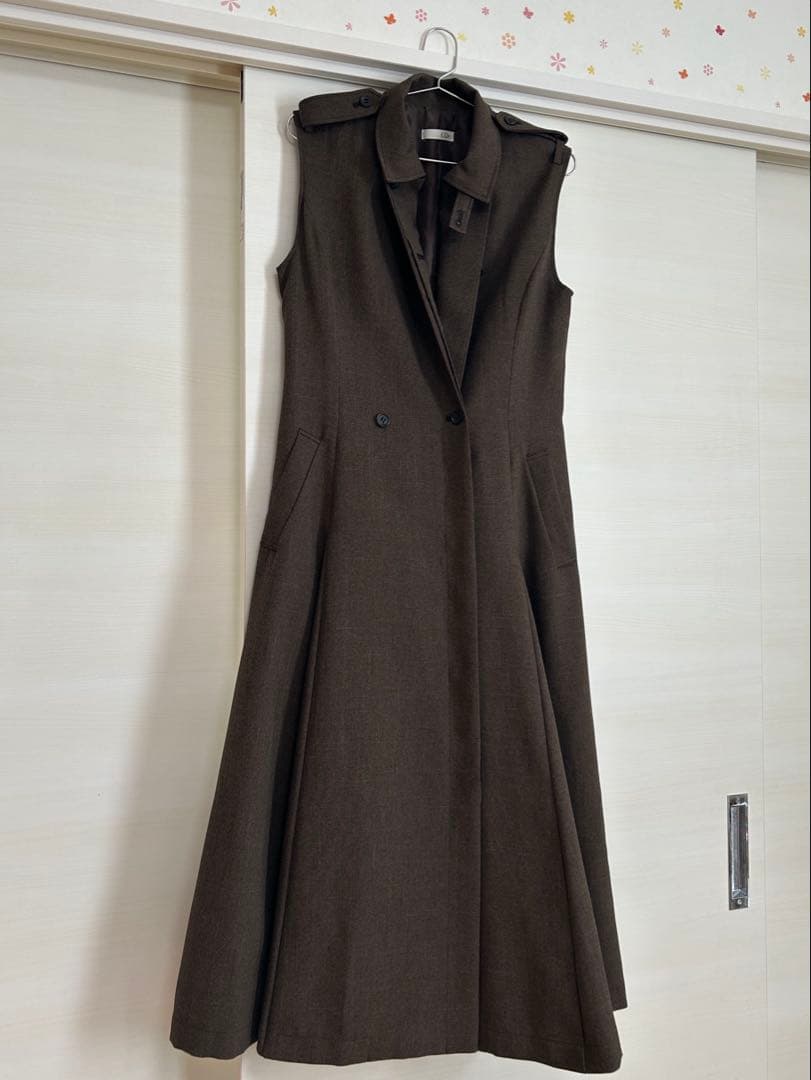 L'Or （ロル）L'or Sleeveless Coat Dress
