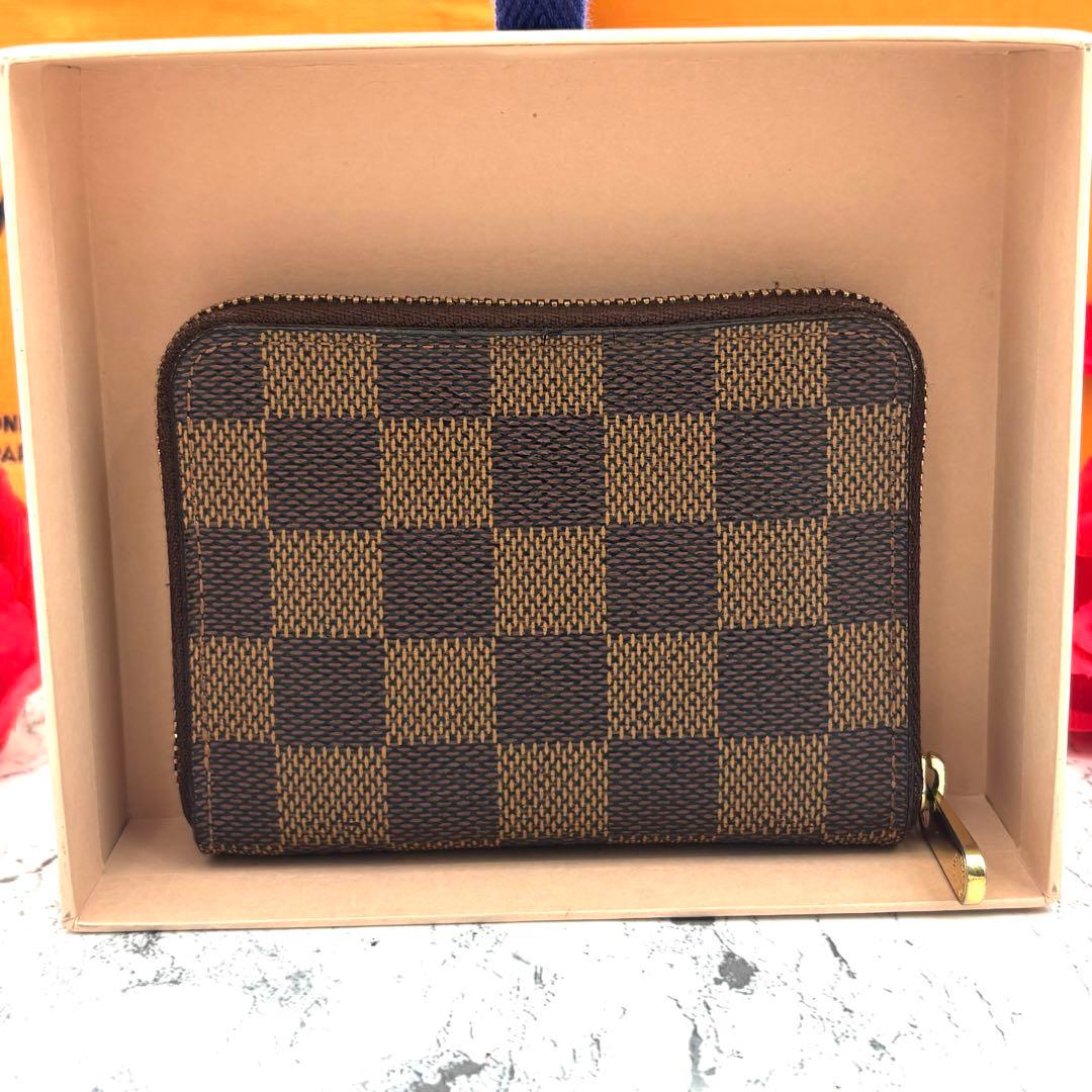【箱、保存袋付き】 ルイヴィトン ダミエ パース ケース 小銭入れ