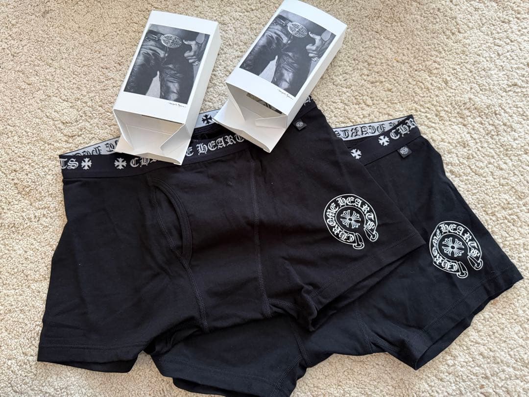 [米国直営店購入]CHROME HEARTS ボクサーパンツ 2点セット