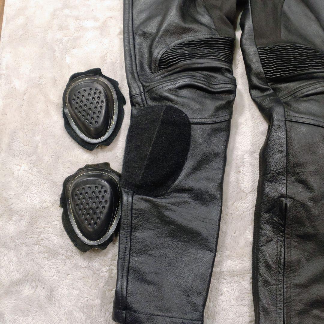 本革レザーパンツ ブーツイン バンクセンサー付 SIZE35