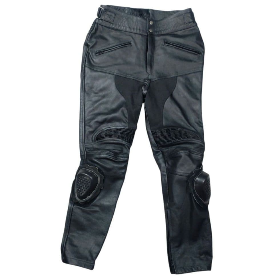 本革レザーパンツ ブーツイン バンクセンサー付 SIZE35