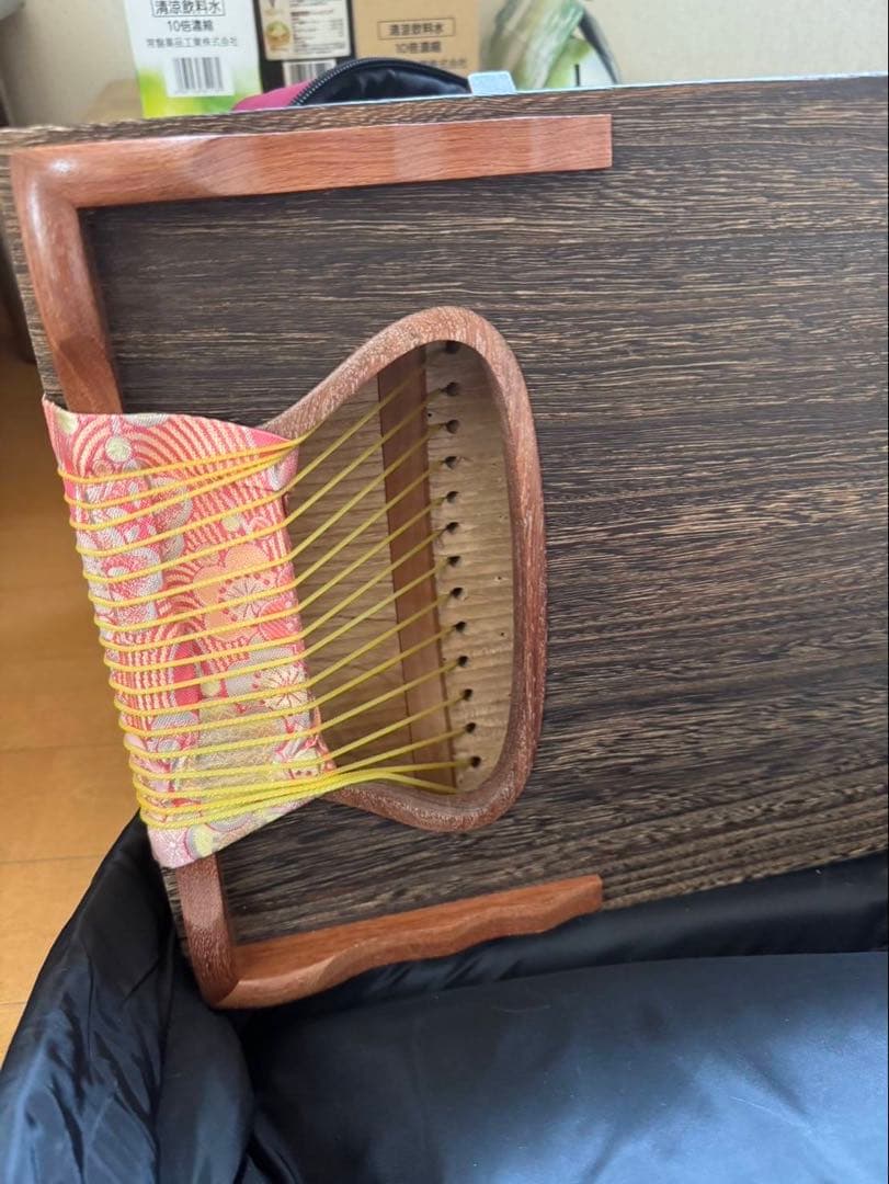 十七絃琴　琴　箏　紅木卷　桐　[送料込み]