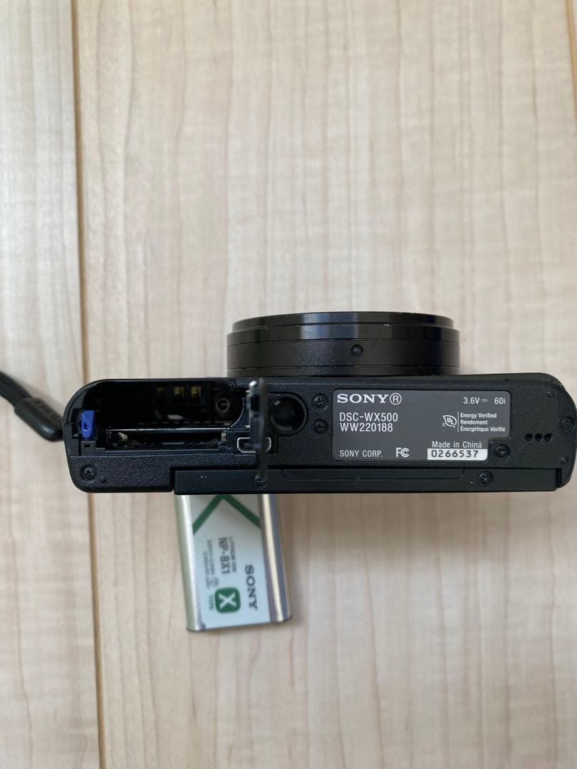 【ジャンク品】SONY DSC-WX500　デジタルカメラ　黒