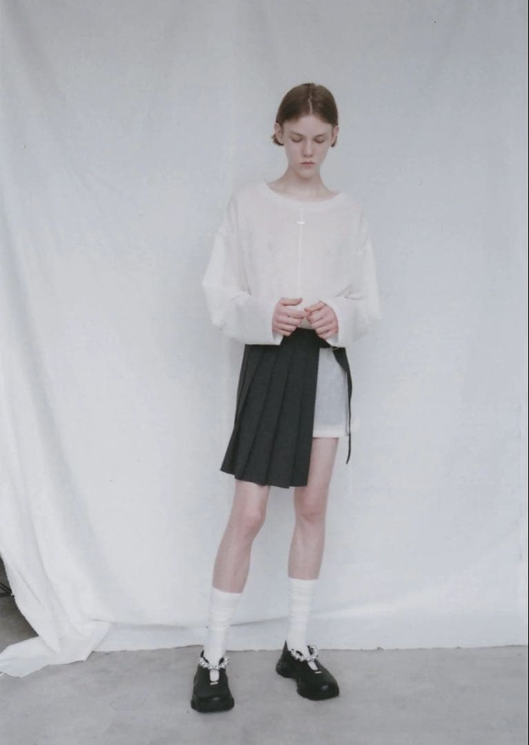 スカート MIKAGE SHIN Pleats Belt