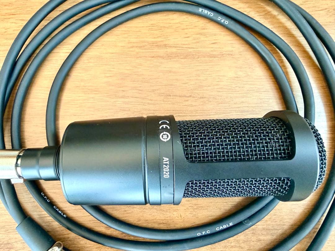 オーディオテクニカ マイク AT2020 スタンド付き