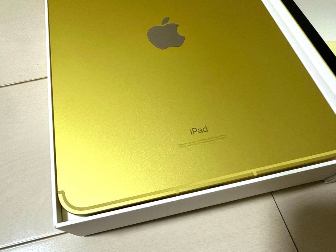 極美品　iPad 第10世代 Wi-Fi+Cellular 256GB イエロー