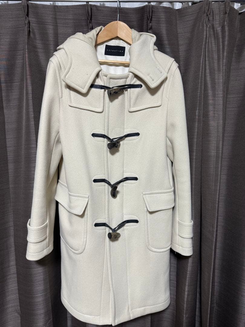 ESTNATION メルトンダッフルコート　Lサイズ
