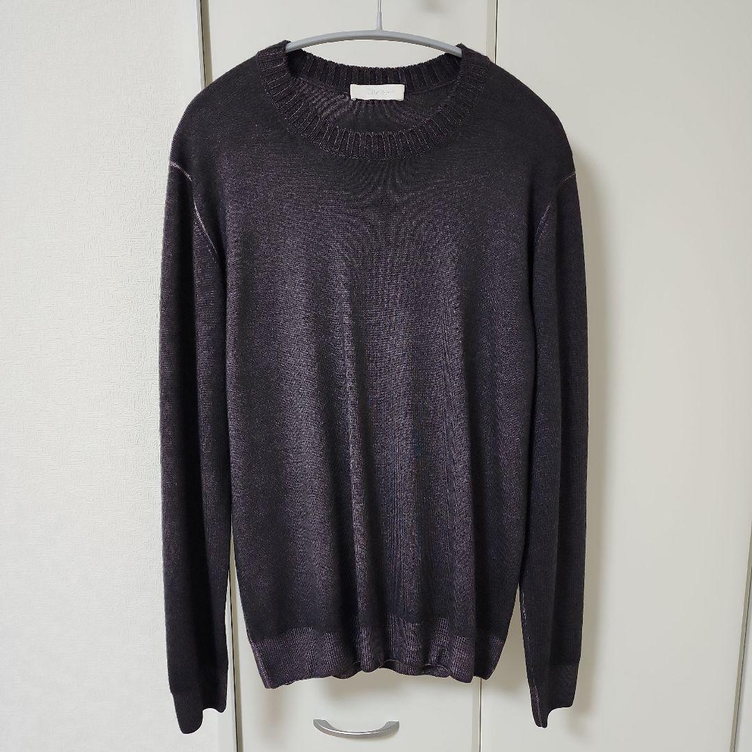 美品 Cruciani クルチアーニ クルーネック ニット 48