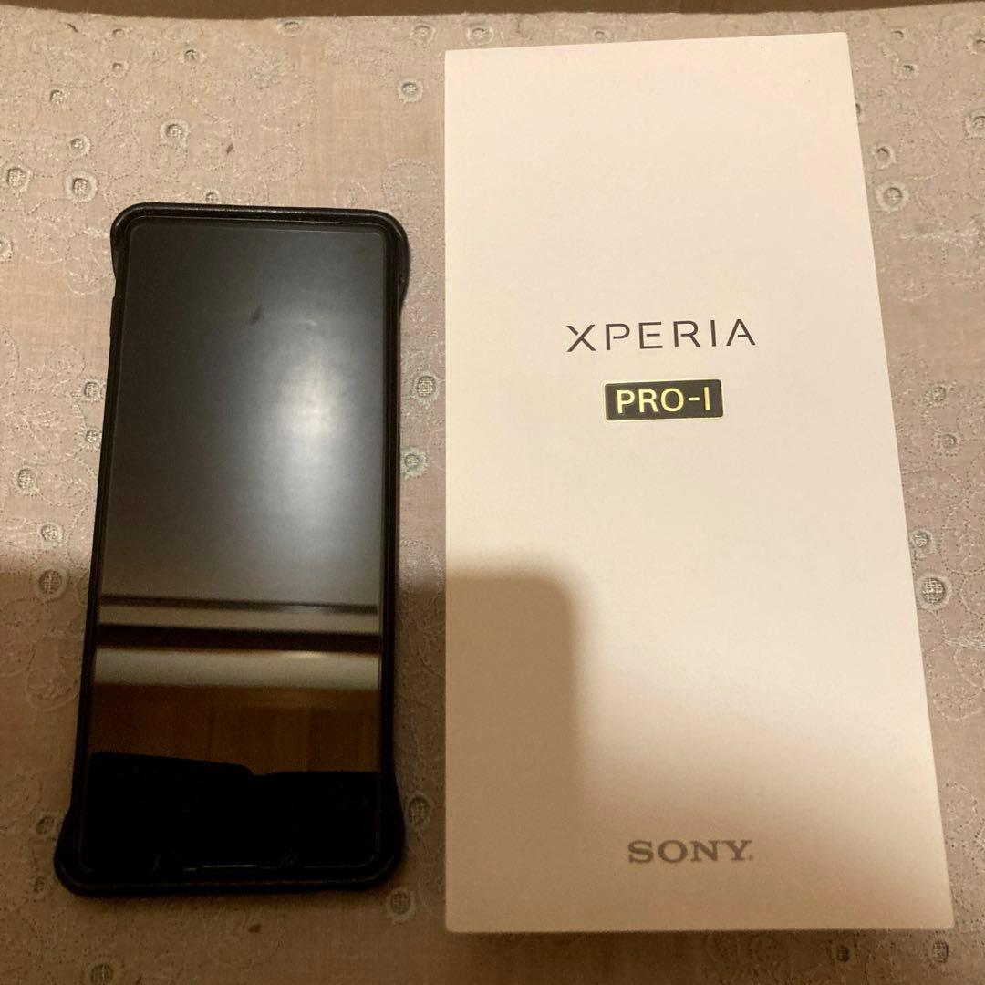 Sony Xperia PRO-I 本体/箱,ケース付,難あり/XQ-BE42