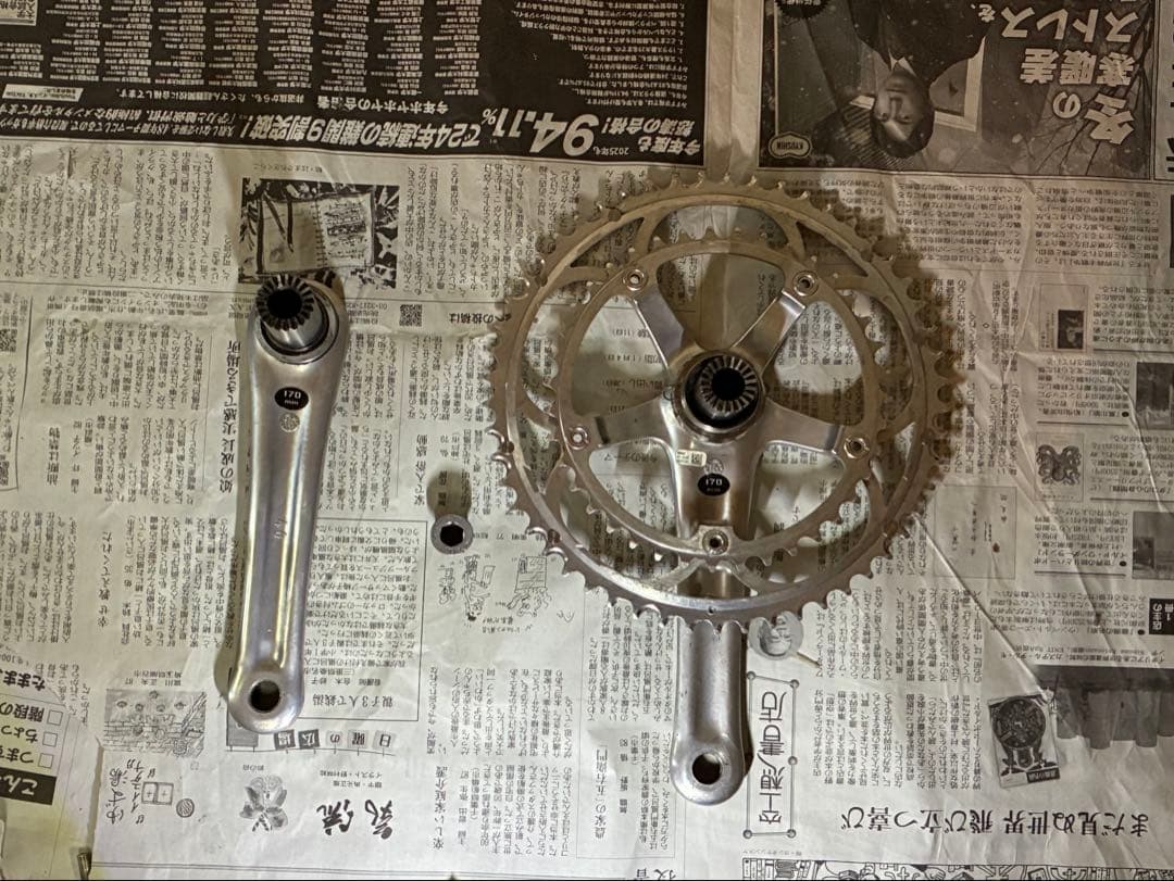 カンパcampagnolo centaur ウルトラトルク 53/39T-170