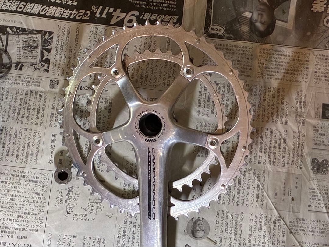 カンパcampagnolo centaur ウルトラトルク 53/39T-170