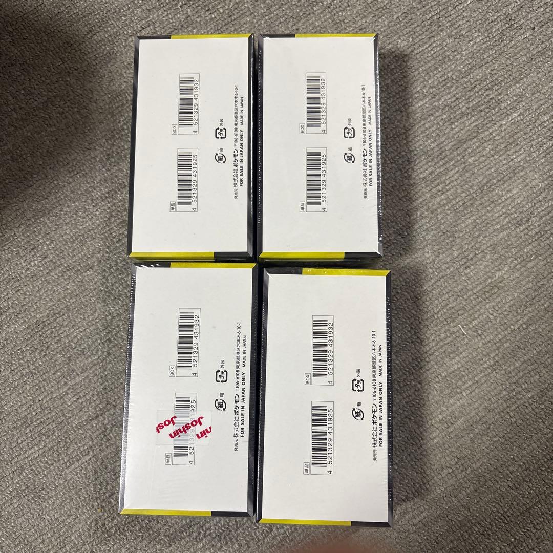 ポケモンカード　メガドリームex 4box