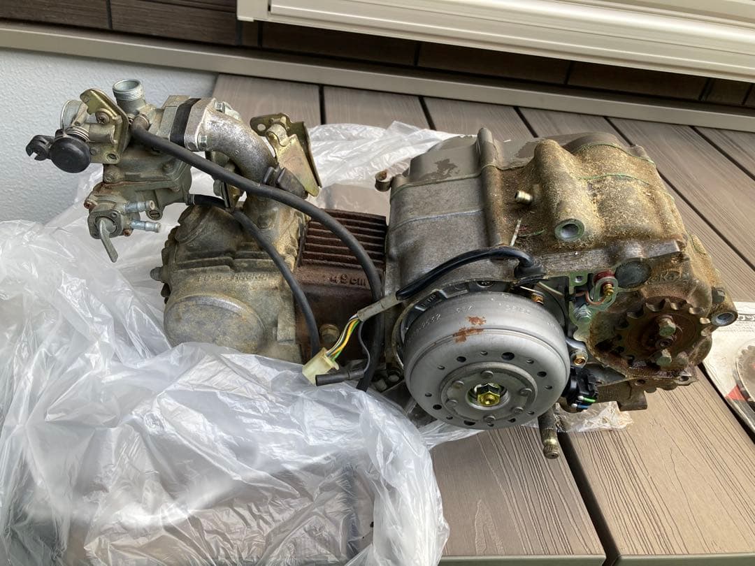 リトルカブ12v49ccエンジン AA01E