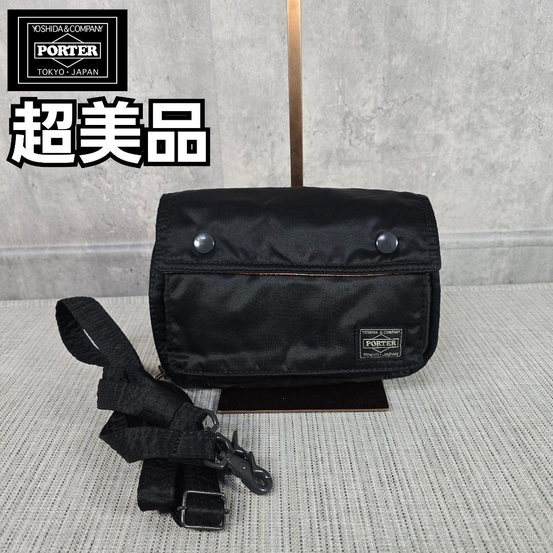超美品　PORTER　ポーター　タンカー　ショルダーバッグ　ポーチ　クロスボディ