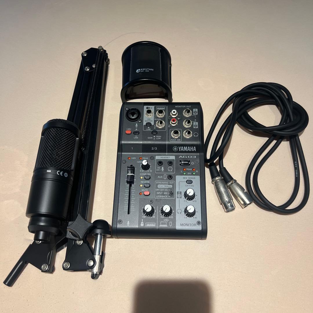 Yamaha AG03 MK2 マイク