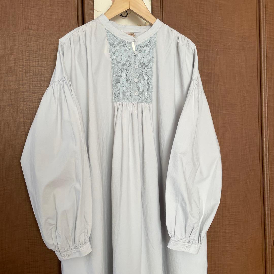 新品ツハルバイサマンサモスモス　クルーニーレースワンピース&つけ襟2点セット