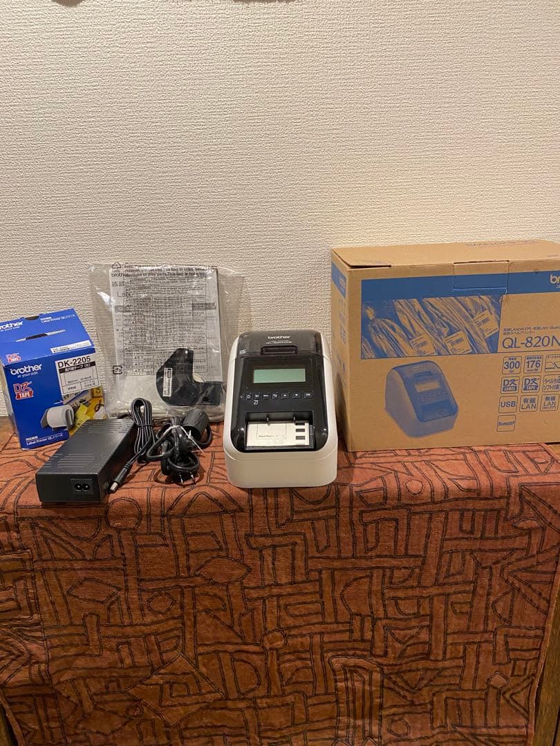 brother QL820NW 写真内一式