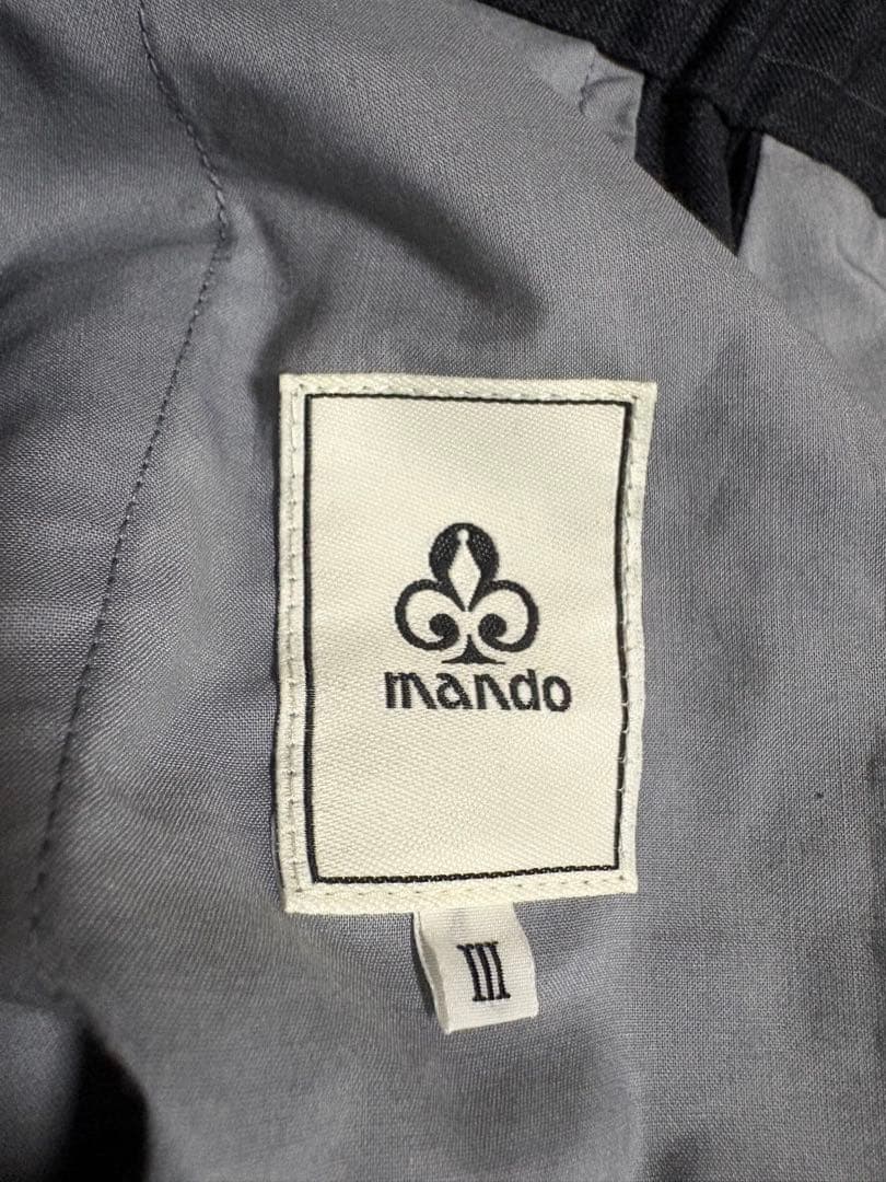 mando マンド　ワイドタックスラックス 3 日本製