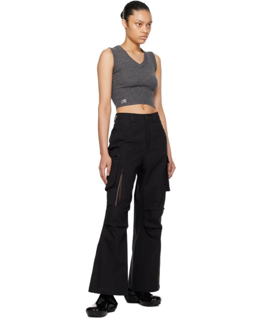 Fax copy express ブラックカーゴパンツ