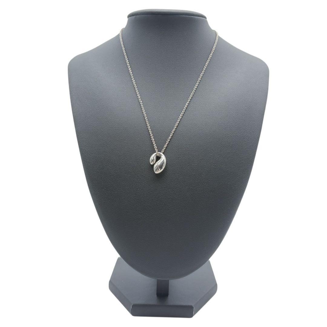 美品◎ティファニー ダブルティアドロップ ネックレス ペンダント シルバー925