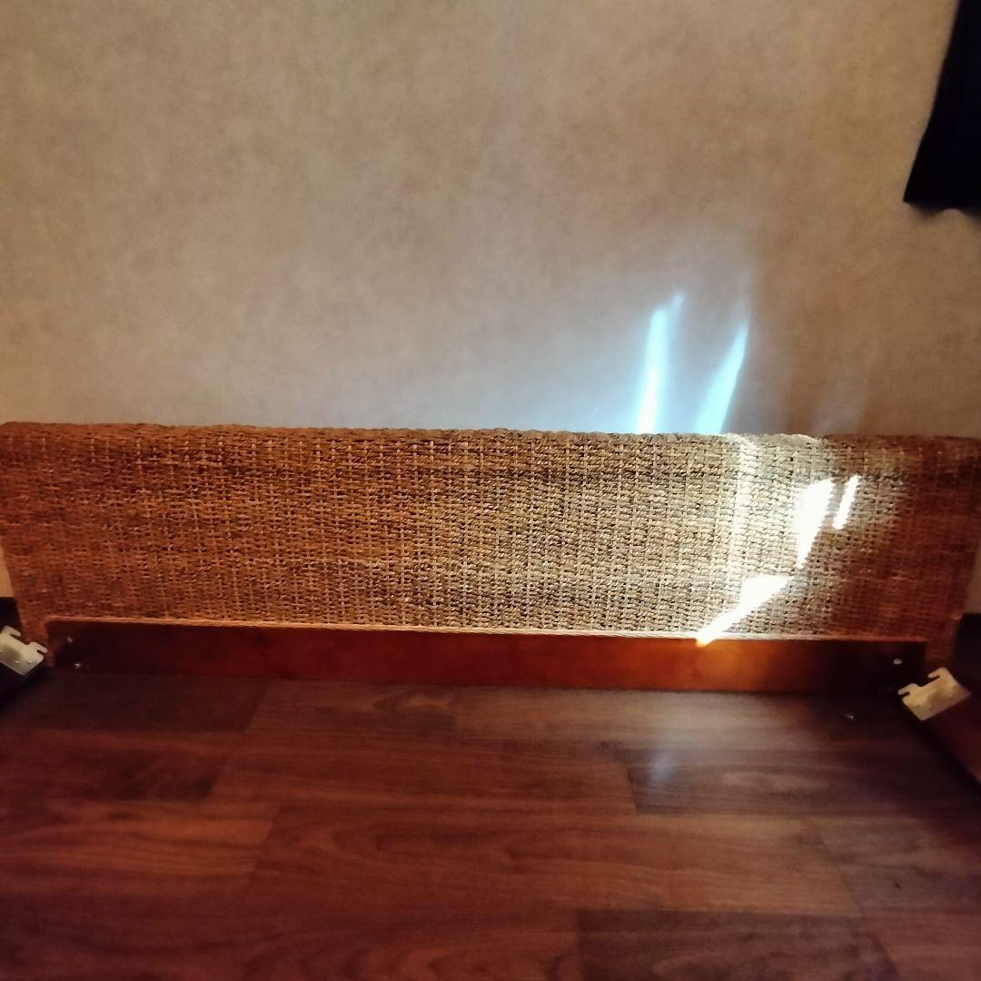 【フレンチ茶】クイーンサイズ　ベットフレーム ＆ マットレス　カバーあり