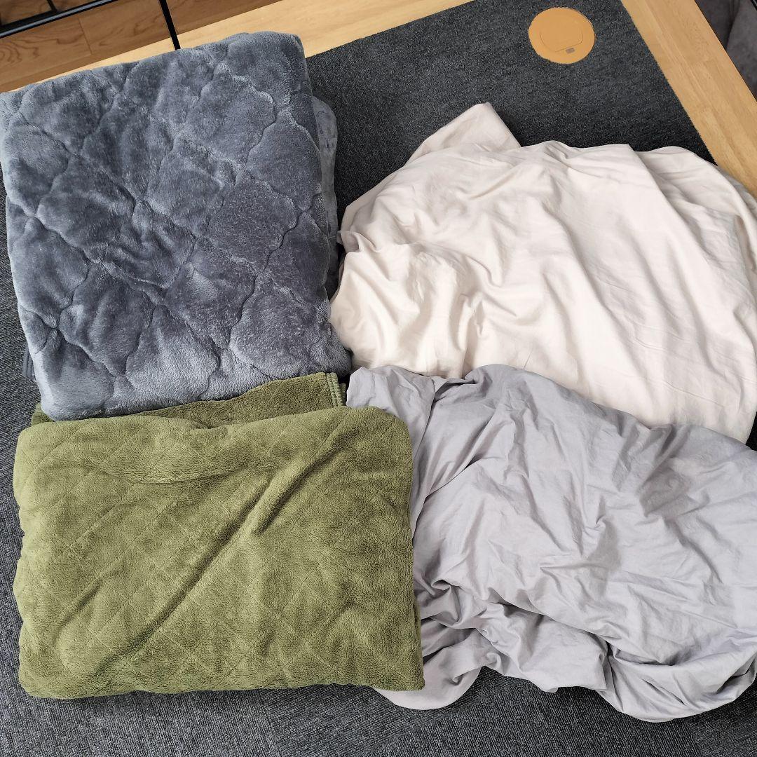 【フレンチ茶】クイーンサイズ　ベットフレーム ＆ マットレス　カバーあり